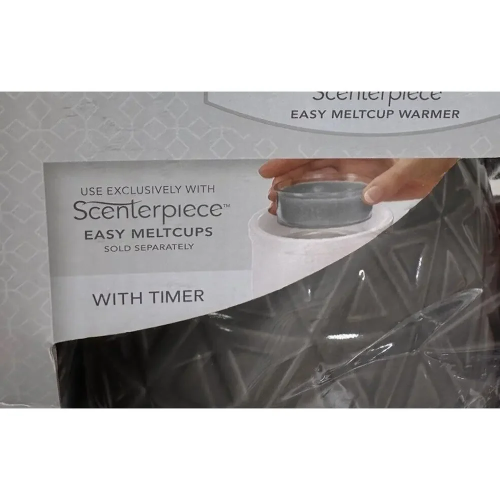 Yankee Candle Gray Scenterpiece Electric Easy Meltcup Warmer Timer SPW-SLATER